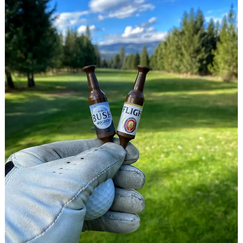 Golf Exercise Equipment - 6PCS Funny Golf Tees Resin Bottle