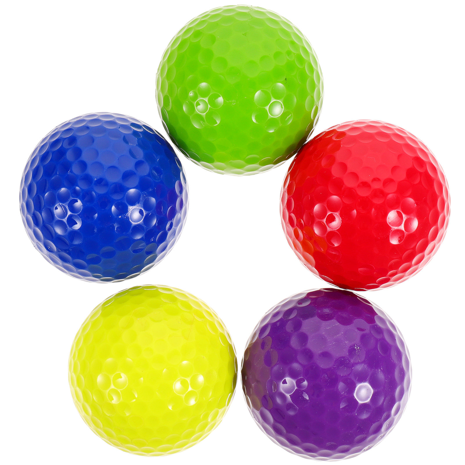 5 Pcs Plastic Practice Golf Ba - Golf Exercise Equipment review and price