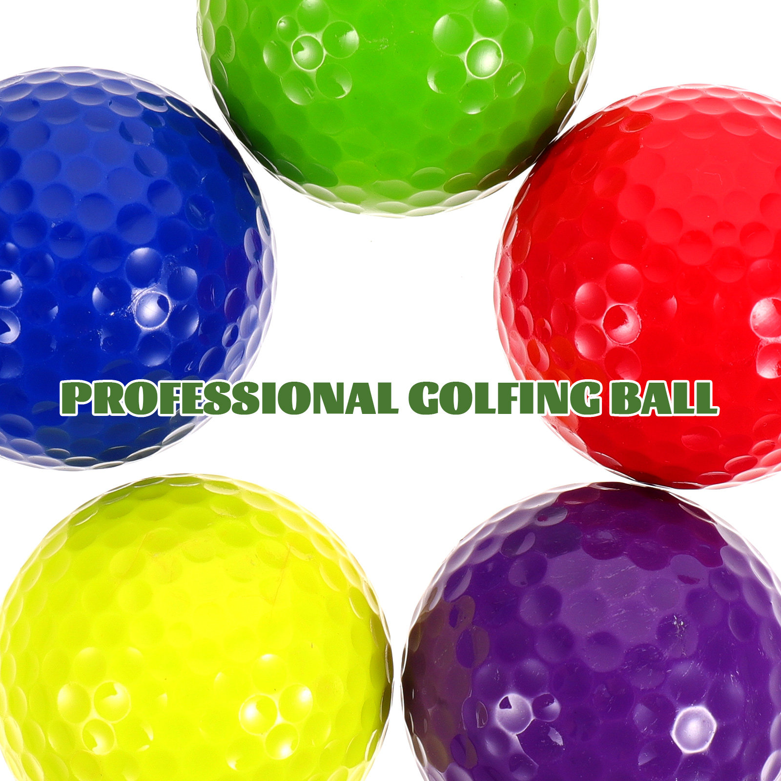 5 Pcs Plastic Practice Golf Ba - Golf Exercise Equipment review and price