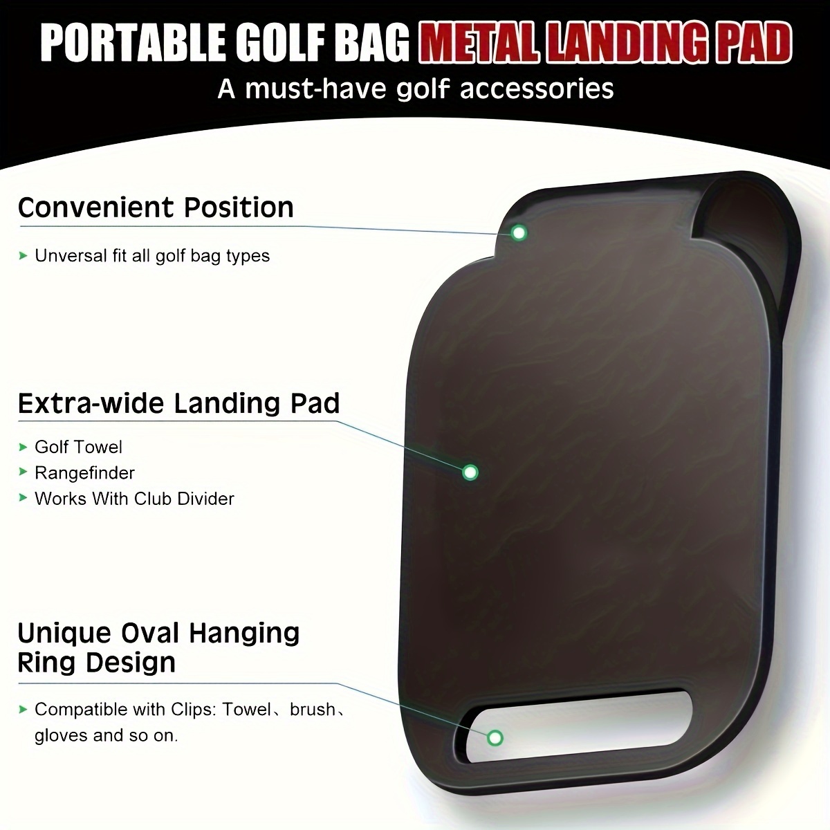 Magnetic Golf Bag Landing Pad（ - Golf Towel Waffle review and price