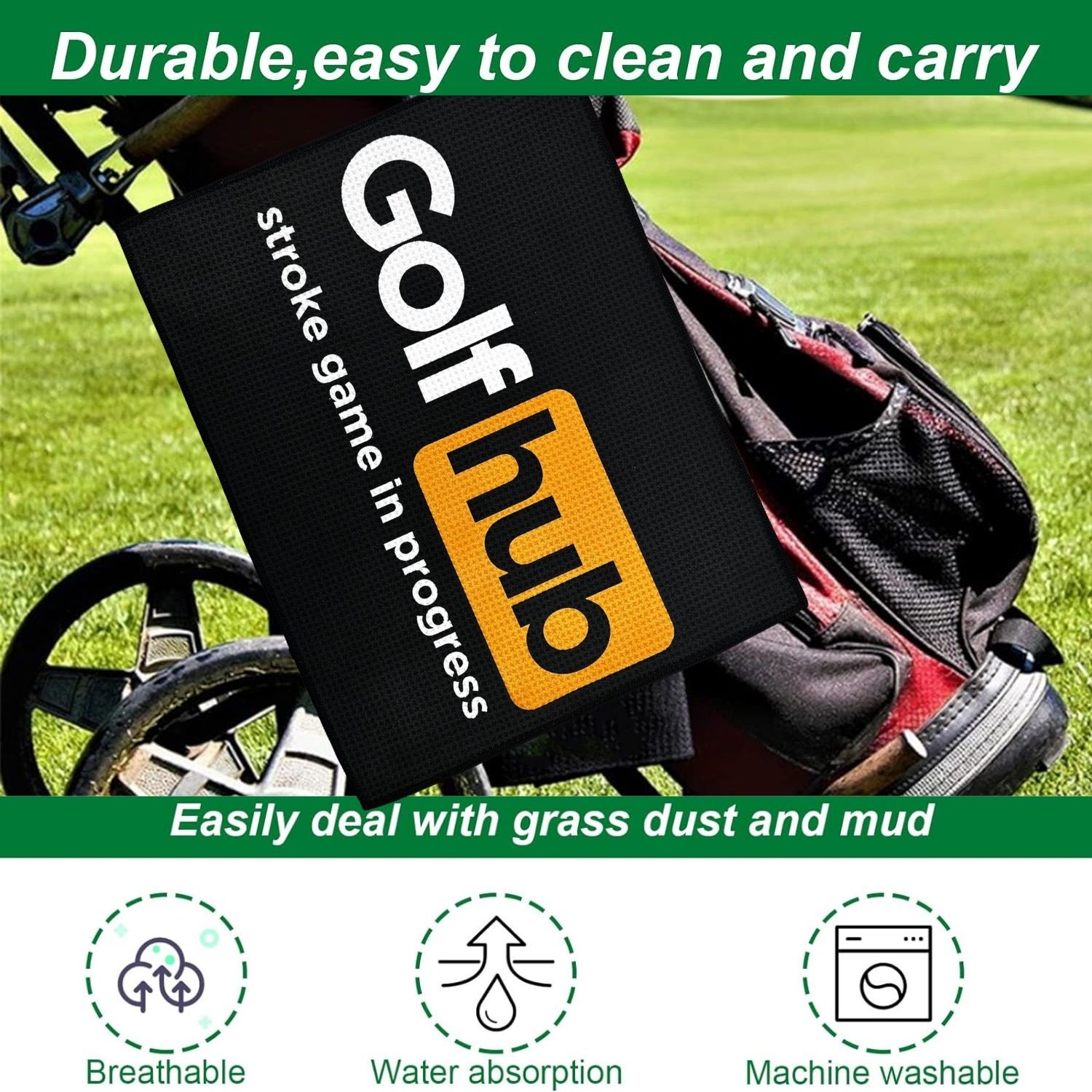 Funny Microfiber Premium Golf  - Golf Towel Waffle review and price