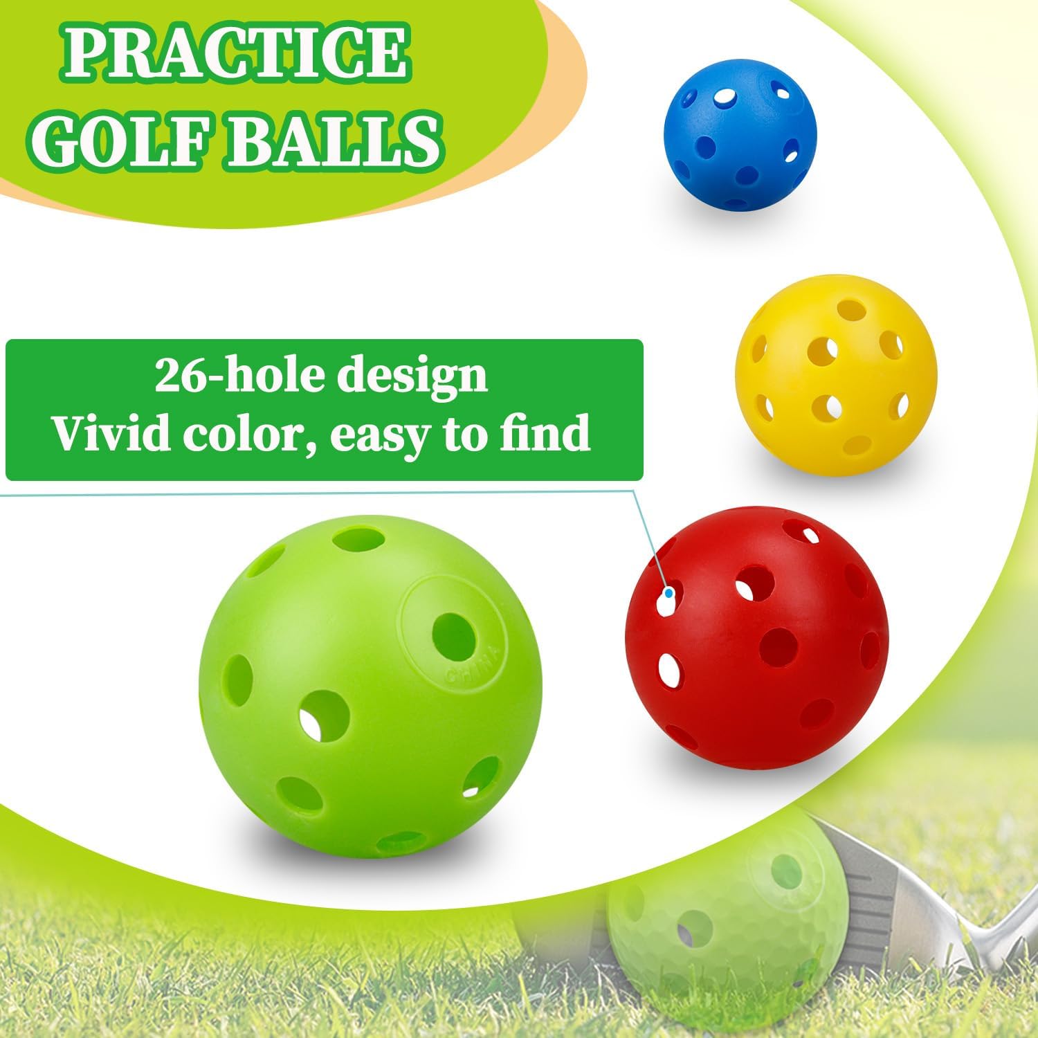24Pcs/Bag 42MM Practice Golf B - Golf Exercise Equipment review and price